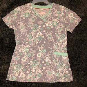 Scrub top, worn once.